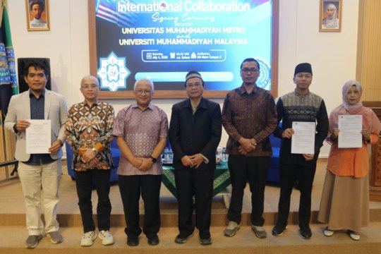 FAI UM Metro dan Universiti Muhammadiyah Malaysia Teken MoA, IA: Perkuat Kolaborasi Internasional melalui Guest Lecture